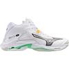 MIZUNO scarpe MIZUNO Wave lightning z8 mid bianco/verde