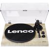 Lenco LBT-188 Giradischi audio con trasmissione a cinghia Beige (LBT-188 Pino)