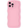 miyonsin Cover per iPhone 16 PRO Max, Anti Ingiallimento Custodia, Anti-Graffio e Colorato Moda TPU Case per Ragazze e Donne, Flessibile Antiurto Cover per iPhone 16 PRO Max, Rosa