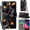 PHINIENLAND Cover per iPhone 7/8 / iPhone SE PU Pelle Custodia Flip Fiori | Custodia in pelle PU, Chiusura magnetica, Supporto regolabile, Scomparti schede, Protezione totale per iPhone SE2 / SE3