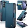 Rerzoiro Cover per Samsung Galaxy Z Fold 5 Custodia Portafoglio [Blocco RFID] Premium Pelle PU Wallet Case Flip Libro con Porta Carte Slot Supporto Flip Case per Samsung Galaxy Z Fold 5, Blu