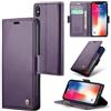 Rerzoiro Cover per iPhone X/iPhone XS Custodia Portafoglio [Blocco RFID] Premium Pelle PU Wallet Case Flip Libro con Porta Carte Slot Supporto Flip Case per iPhone X/XS, Viola