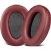 SOULWIT Cuscinetti Auricolari Di Ricambio Per Sony WH-CH700N (WHCH700N) & MDR-ZX780 (ZX780DC)/MDR-ZX770 (ZX770BN ZX770BT), MDR-10R (10RNC 10RBT) Cuffie-Borgoña