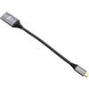 HangTon Cavo adattatore da USB-C a HDMI 4K a 60Hz per iPhone 15/16 Pro Max, MacBook Pro/Air, Samsung Huawei, portatile, telefono a TV, monitor, proiettore, schermo, specchio dello schermo, grigio