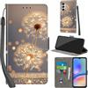 PHINIENLAND Cover per Samsung Galaxy A05s Case PU Pelle Custodia [Kickstand] [Chiusura magnetica] [Slot per Schede], Portafoglio Flip Custodia per Samsung Galaxy A05s,Dente di leone