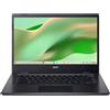 Acer Chromebook 314 CBOA314-1H-C8XY, computer portatile 14 Full HD, PC portatile (Intel Celeron N4500, RAM 4GB, 128GB eMMC, Intel UHD Graphics, Chrome OS), Laptop Grigio, Tastiera AZERTY