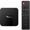 X88 Android 10.0 TV Box, TX3 Mini RAM 2GB ROM 16GB Quad Core 4K HDR Dual WiFi 2.4G/5.8G BT 4.2 Home Smart Streaming Media Player