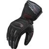 SHIMA INVERNO Guanti Moto Donna Lungo Ventilato Perforato Omologati Guanto Motocicletta Touchscreen Impermeabili Termici Ventilata Protettore Antipioggia Rinforzato Abbigliamento (Donne, Nero, XL)