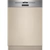 NEFF S145HTS04E, N 50, lavastoviglie intelligente, parzialmente integrata 60 cm, lavastoviglie con cestello per posate, molto silenziosa, pulizia forte con Chef 70ºC, pulsante preferito, acciaio