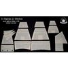 HiSModel Heller Le Superbe/ Glorieux 1:150 - Set di vele standard in tessuto