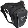 Hebetag Marsupio da gamba per moto Oxford per uomo e donna coscia vita posteriore cintura per attività all'aria aperta viaggi escursioni cyling Tactical Outdoor Nero