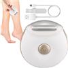 Generico Depilatore Elettrico Corpo Donna - Rasoio Elettrico Ricaricabile - Strumento Cordless per Depilazione Secca e Bagnata Pelle Sensibile Gambe Ascelle e Zone Delicate