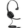 Jabra Evolve2 50 Cuffie Mono cablate con Jabra Air Comfort, USB-A, Ottimizzato per Microsoft Teams, Mono, Evolve2 50