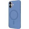 SBS Istinct Mag - Cover MagSafe per iPhone 16 - Superficie Soft-Touch, Morbida al tatto e Interno in Microfibra, Protezione Fotocamera e Tasti, Materiale TPU, Blu
