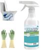 Generico Detergente multiuso per WC ad alta concentrazione di acido ossalico, rimuove calcare, ruggine e macchie di acqua dura, efficace con i guanti (1Pezzo)