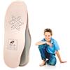BullTek Solette Ortopediche Bambini Cuoio Naturale Misure 18-35 - Fatto a Mano in Italia, Supporto Arco Plantare, Traspiranti, Benessere e Crescita Sana dei Piedi (EU 35-22,6 CM)