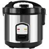 Hocamel Cuocere riso multicooker in alluminio, 400 Watt, funzione di spegnimento automatico, misurino, funzione di mantenimento del caldo, pentola interna per riso, fornello per riso