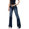 NOAGENJT pantaloni donna velluto larghi morbidi invernali pantaloni donna vita alta jeans neri strappati bambina pantaloni tuta donna invernali curvy jeans donna felpati invernali XXL 21.99