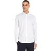 Tommy Hilfiger Core 1985 Flex Oxford RF Shirt MW0MW25037, Uomo, Bianco (White), S