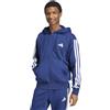 ADIDAS Felpa con cappuccio Essentials 3-Stripes Fleece Giacca Uomo