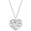 Engelsrufer Collana da donna in argento Sterling 925 con ciondolo a forma di albero della vita e ali - regolabile - lunghezza: 42 + 4 + 4 cm - senza nichel, ERN-WINGTREE