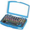 Fervi 0402 Inserti con Cricchetto, Set 41 Pezzi, Ciano/Nero