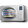 Bolkani Essiccatore alimentare in acciaio inox Bolkani, 6 vassoi, 500 W, display LED, 20-90 °C, timer 24 ore, funzionamento silenzioso, include vassoio raccogligocce e tappetino essiccante per frutta e carne