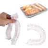 Lyreh 50pz Sacchetto Salvafreschezza Pane, 23x33cm Sacchetti Elastici Trasparenti Alimenti Riutilizzabili a Prova di Perdite Perper Teglia da Forno Lievitazione Dell'Impasto per Pizza