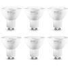 DiCUNO ProOE Lampadine LED GU10 5W, Equivalente 35W alogena, CRI 98, Bianco caldo 3000K, 310lm, Angolo di proiezione 35°, Faretto LED GU10, Spettro completo, Non dimmerabile, 6 Pezzi