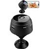 coalwop Telecamera Spia Nascosta 1080P Interno Mini Telecamera WiFi Interno Videocamera Sorveglianza Senza Fili Microcamere Spia per Casa Spy Cam con Rilevamento di Movimento Controllo APP