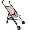 Dolly Tots Passeggino singolo, passeggino per bambole giocattolo, passeggino per bambole, passeggino per bambini, ombrello pieghevole, per giochi di ruolo, dai 2 anni in su