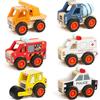 KABENFIS 6 PZ Auto di Legno Giocattoli Educativi per Bambini