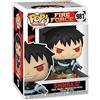 Funko Pop! Animation: Fire Force - Shinra Kusakabe With Fire - Figura in Vinile da Collezione - Idea Regalo - Merchandising Ufficiale - Giocattoli per Bambini e Adulti - Anime Fans