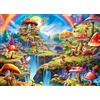 HUADADA Puzzle da 1000 pezzi per adulti, classico gioco educativo miracoloso funghi, decorazione puzzle regali