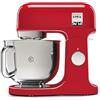 Kenwood KMX750AR Impastatrice Planetaria Kitchen Machine kMix, Robot da Cucina Mixer, 1000 W, 5 Litri, Acciaio, Plastica, Rosso