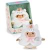 NICI mymochi Set di Peluche pecorella Wools, 8 cm, con Arcobaleno e Costume da Unicorno, Morbido Pupazzo Kawaii in Confezione Regalo 8,5 x 6,5 x 10 cm, Bianco - 62582