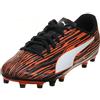 Puma Rapido III Firm, Artificial Ground Soccer Cleats Sneaker da Uomo, Puma Black Puma White Dragon Fire, 44 EU