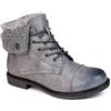 CLIFFS BY WHITE MOUNTAIN Women's Duena Hiking Style Boot, Lt Grey/Burnished/Fab/Fleece, 8.5 M