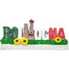 Leddy Living Magnete 3D Decorativo Frigorifero Bologna Souvenir Artistico Resina Vintage San Luca Torre degli Asinelli San Petronio Tricolore Calamita Lavagna Magnetica Casa Cucina Ufficio (1, Tricolore)