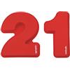 HotShuffle grande numero di silicone 21 Tortiera stampo xxi regalo di compleanno 2 1