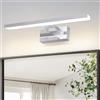 Laittiin Lampada da specchio per bagno a LED - Lampada da parete per bagno da 30 cm, IP44, illuminazione per armadietto a specchio da 6W