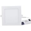 DRIWEI 10X Pannello led a incasso 12w quadrato ultra slim luce fredda faro faretto soffitto