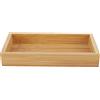 TOPINCN Bamboos in Stile Giapponese Che Serve Vassoio, Tavolo da Vessert, Piatto di Ristoro, Piatto da Cibo da tè Alla Frutta Rettangolare (19.2 * 10.2 * 3 cm)
