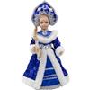 OLYMP Snegurochka - Statuetta decorativa con contenitore per caramelle, 35 cm, colore: Blu