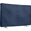kwmobile Custodia Protettiva TV Compatibile con 32 TV - Copri Televisore da Esterno - Copertura Antipolvere TV grigio blu