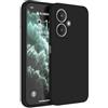 HAFFAN Custodia in Silicone TPU Compatibile con Redmi 13C 5G / Redmi 13R 5G (6.74), Cover Case Protettiva per Cellulare - Nero