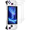 X-Dision [3 Pezzi Compatibile con Asus Rog Ally Proteggi Schermo,Pellicola Protettiva 2.5D[Durezza 9H,Installazione Facile] Pellicola in Vetro Temperato