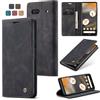 owlhold Cover Google Pixel 6A Portafoglio Flip [Antiurtoo][Cavalletto][Carta Fessura] Cover Pelle per Google Pixel 6A - Nero