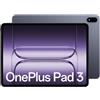 OnePlus Pad 3 Tablet 12+256 GB, processore Snapdragon 8 Elite, schermo 13,2 3,4K 144 Hz, Batteria 1240 mAh, Ricarica Rapida 80 W, Multitasking senza Sforzo con AI, Blu Tempesta