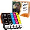 Starlet24 5x cartucce 33XL compatibili con Epson 33XL T3351 T3361 T3362 T3363 T3364 per XP-530 XP-540 XP-630 XP-635 XP-640 XP-645 XP-830 XP-900 XP-7100